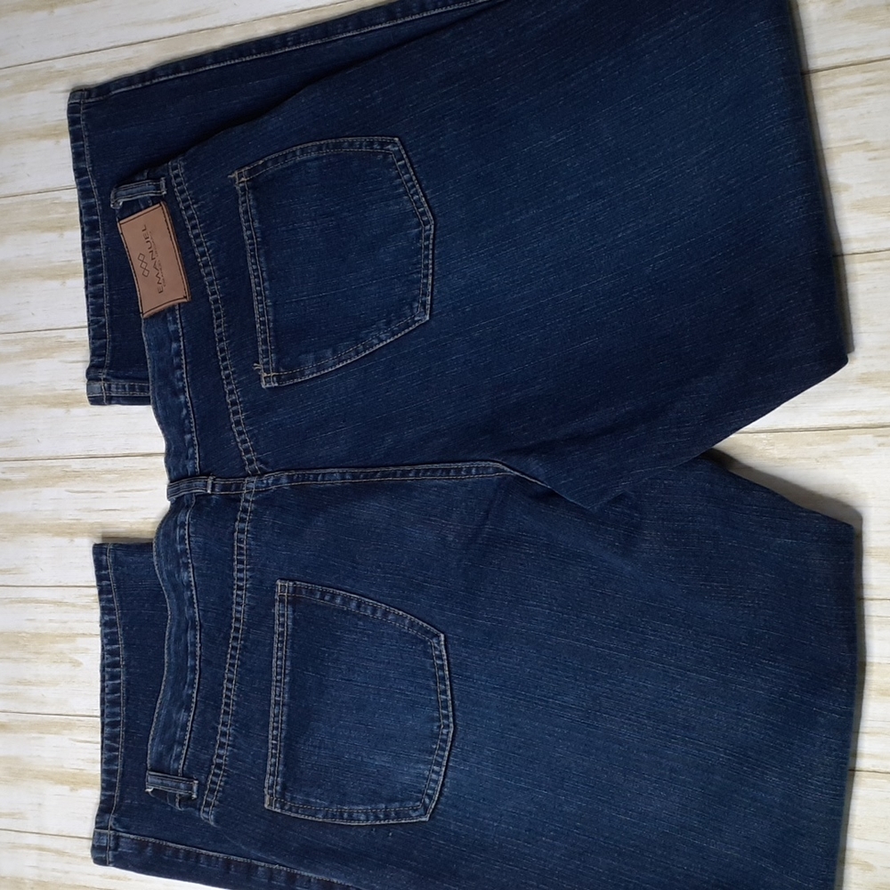 Emanuel Ungaro Men's Blue Jeans Straight Leg Size 38x32 1/2